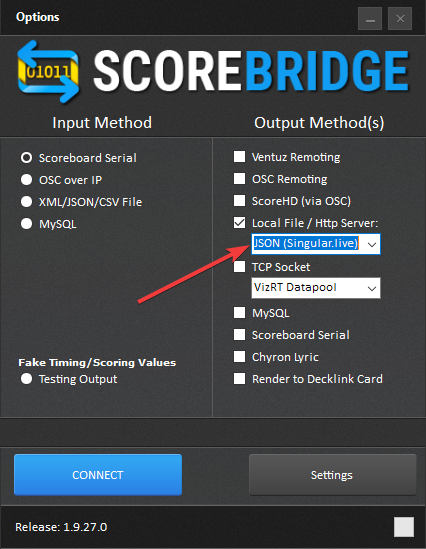 singular live scorebridge daktronics